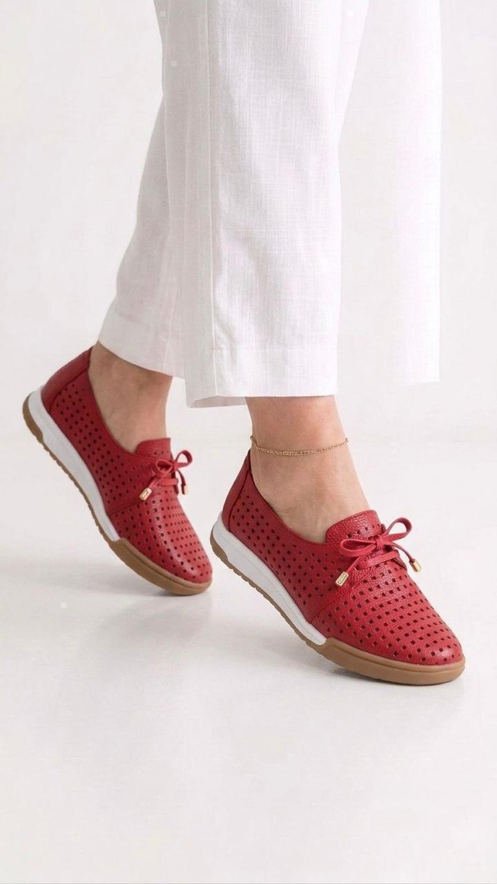 Zapatos en Cuero y Folia para Dama